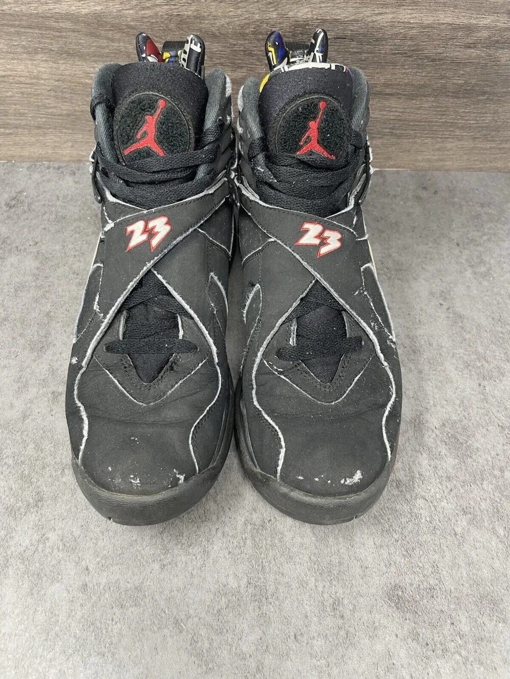 Air Jordan 8 Retro Playoffs Size 10 Mens Black True Red White 305381-061